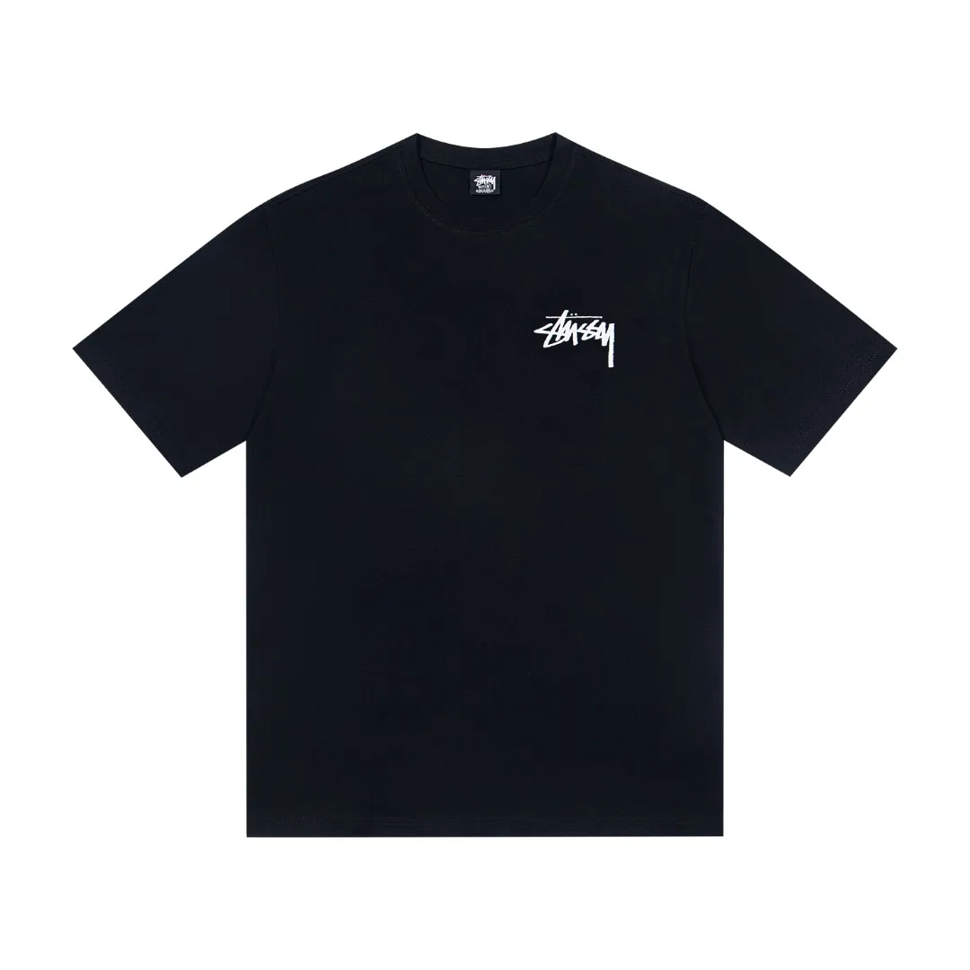 🔥 073# P55 （In Stock ） Stussy T Same Style ：Black White Size：S M L XL ： 260 ：